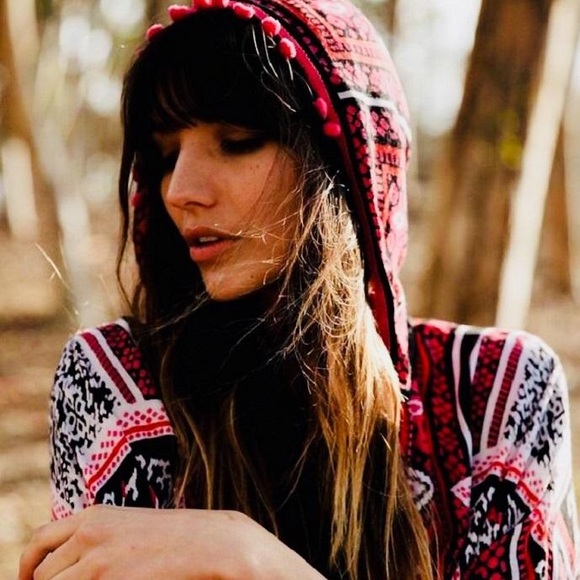 RAGA Riviera Maya Hoodie cover up in Teal - Picture 6 of 6